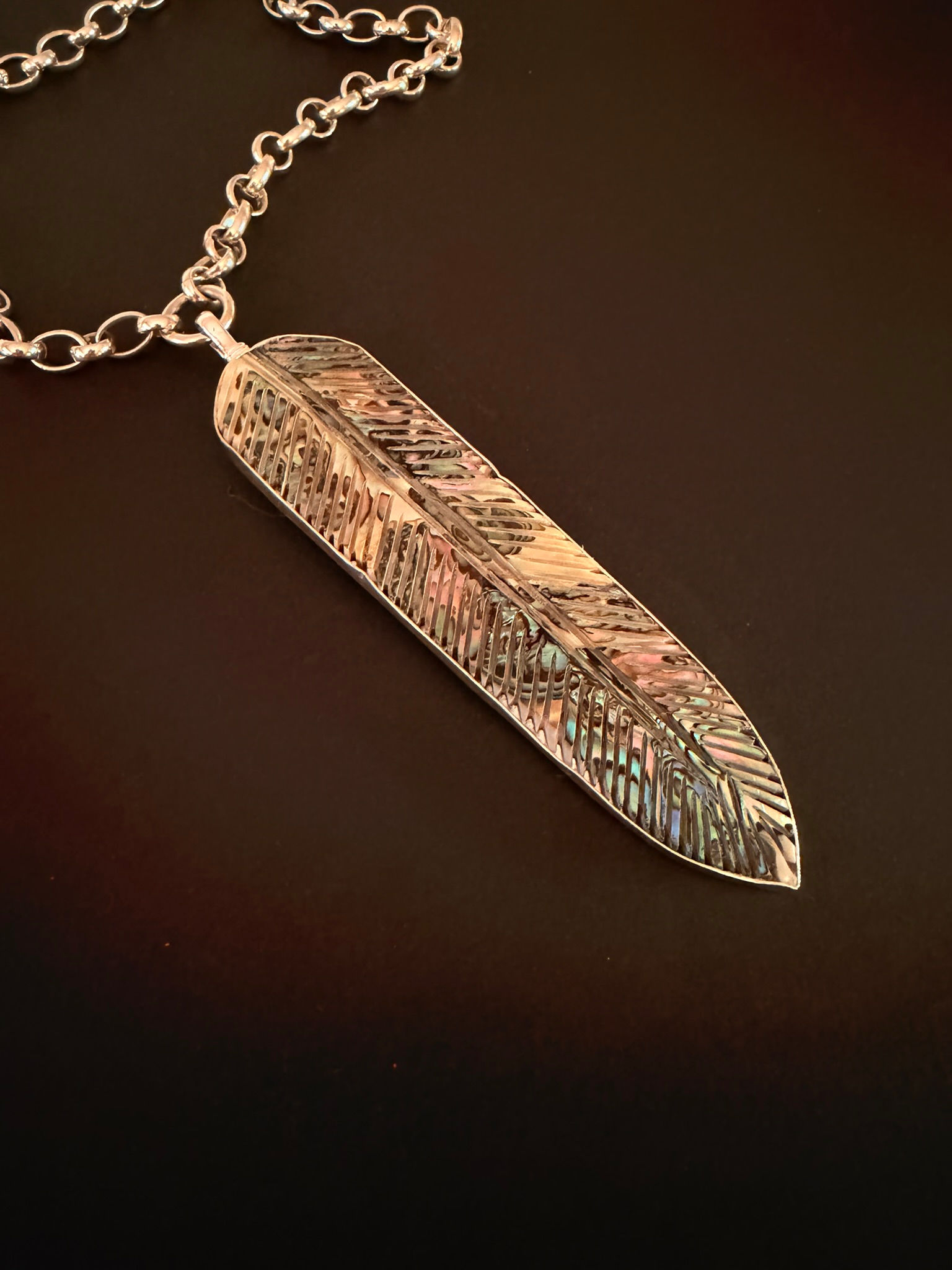 Abalone Feather #3