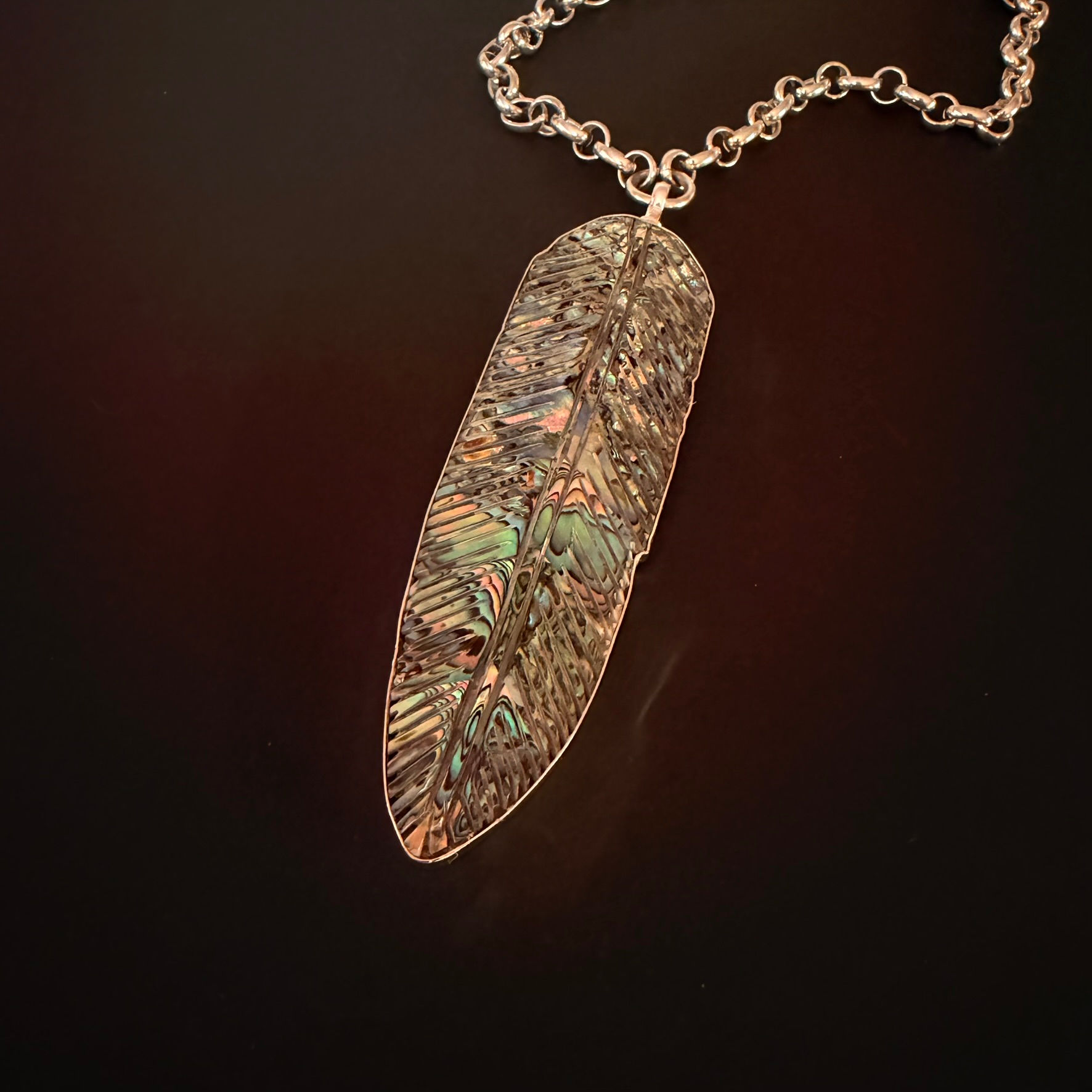 Abalone Feather #1