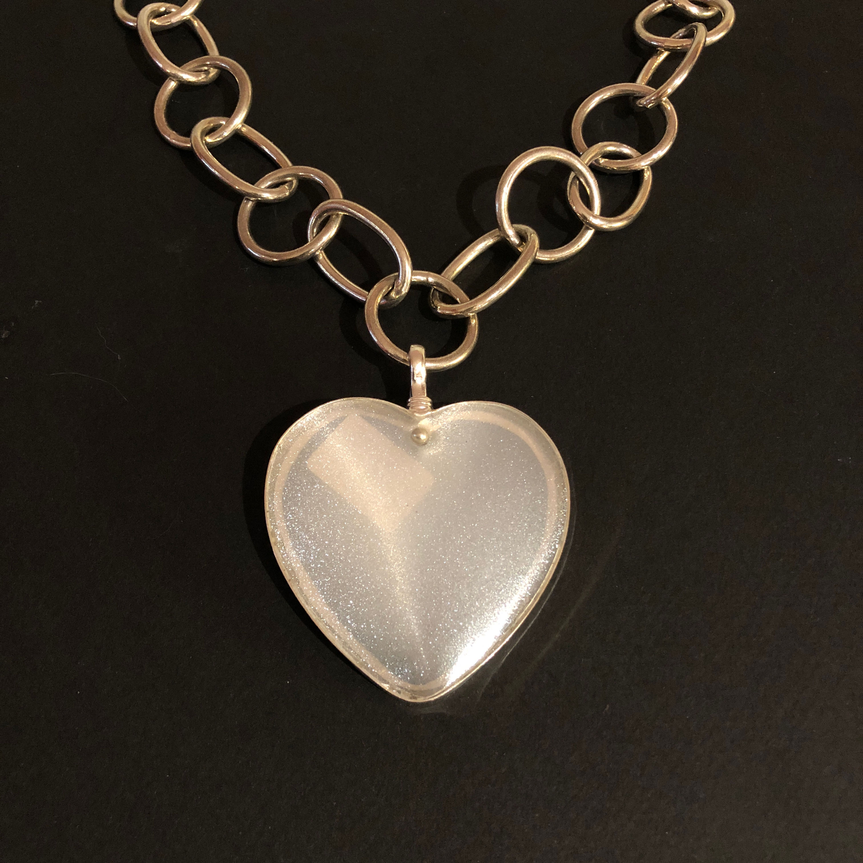 Cushion Cut White Heart