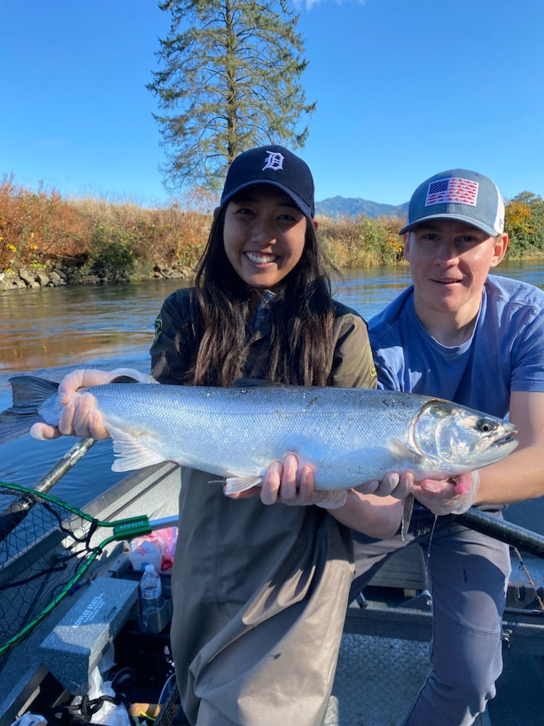 Fall salmon on the Trask