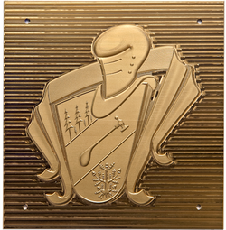 Messingpatrize 3D Relief