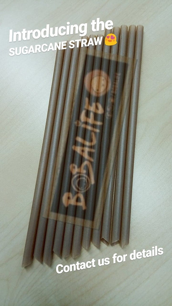 Biodegradable Sugarcane Straws
