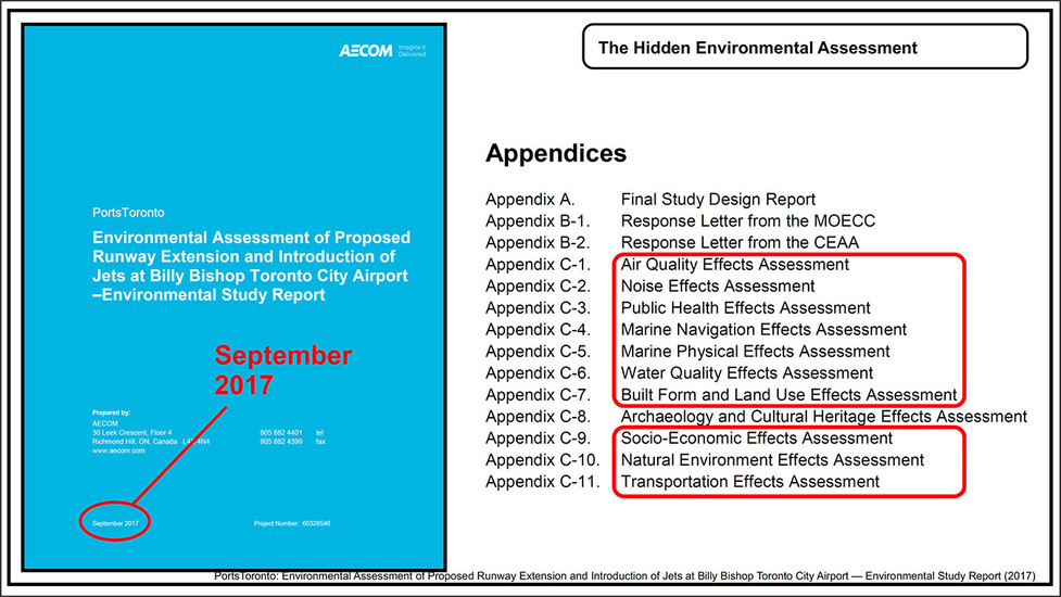 Jet impacts - hidden environmental assessment