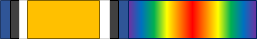 Ribbons of the British War Medal and Victory Medal