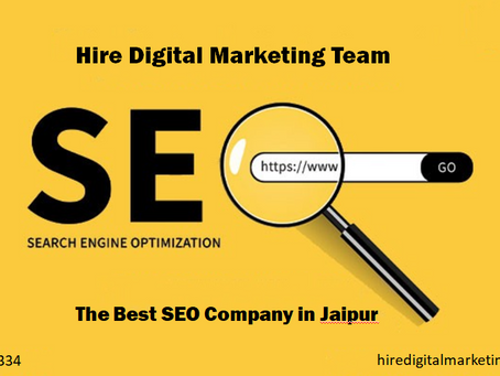 HireDigitalMarketingTeam: The Best SEO Company in Jaipur