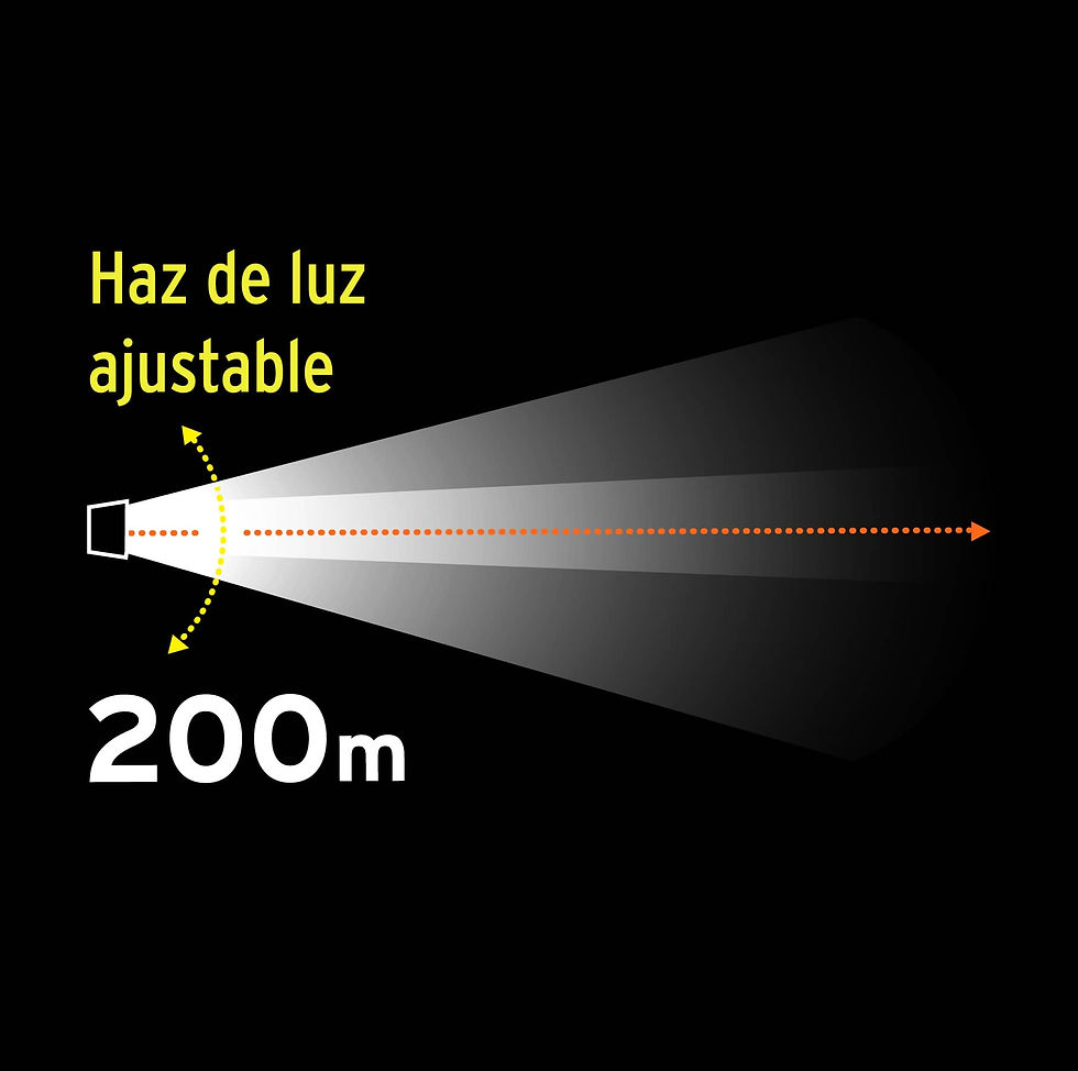 Miniatura: Linterna delantera 100 lm para bicicleta con 3 pilas AAA