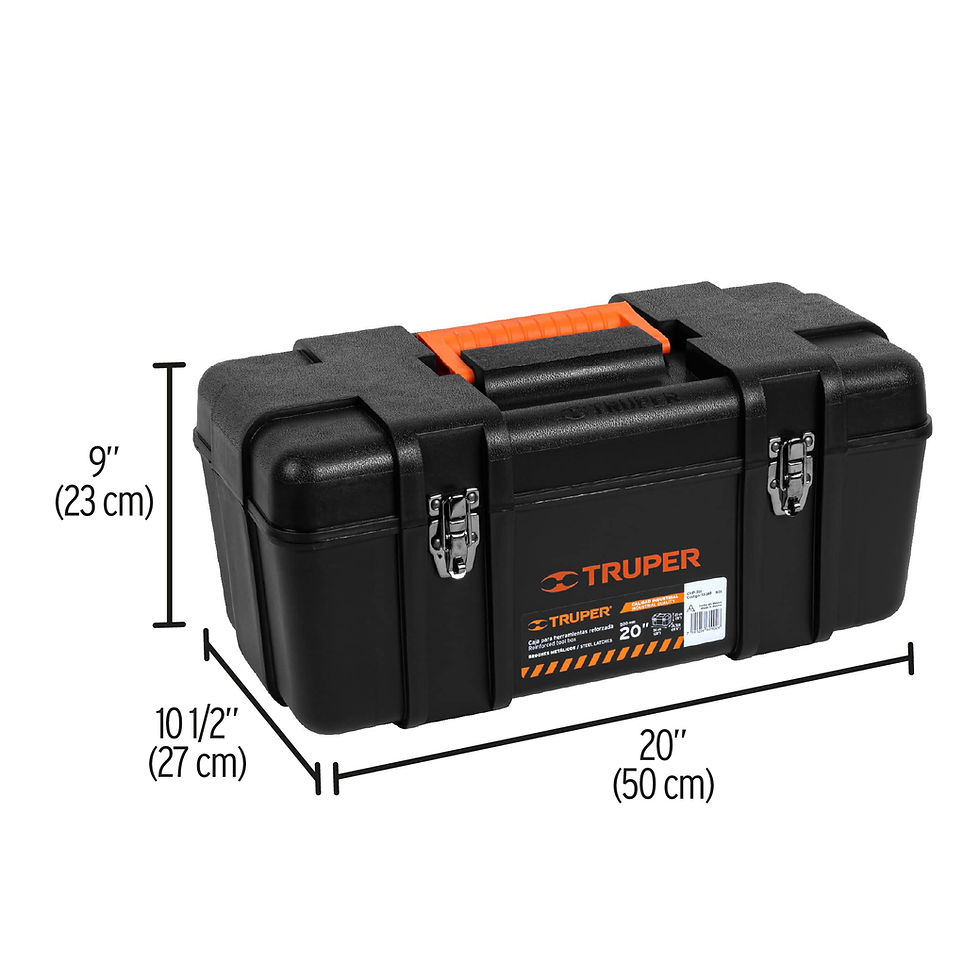 Miniatura: Caja para herramienta de 20' industrial, broches met�licos