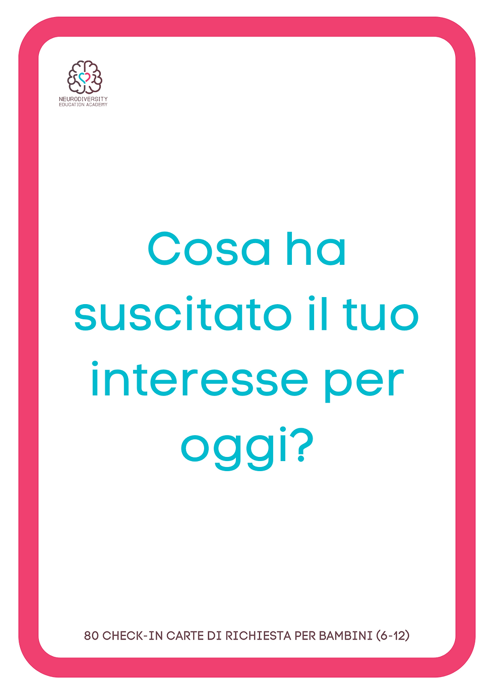Thumbnail: ITALIAN VERSION: 80 CHECK-IN PROMPTS FOR CHILDREN(6-12)
