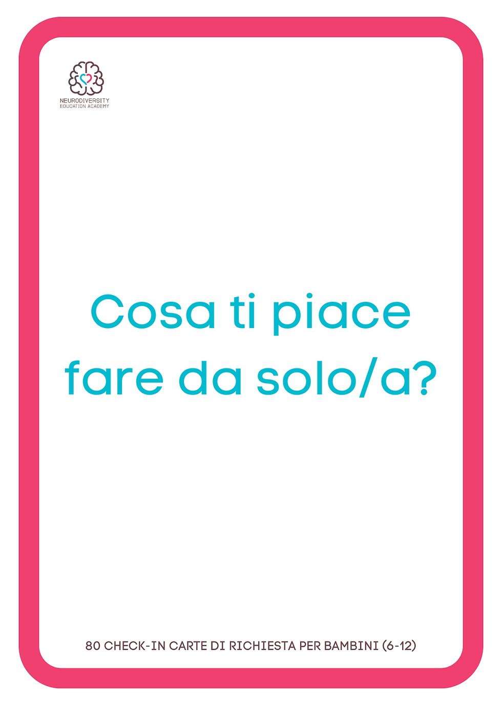 Thumbnail: ITALIAN VERSION: 80 CHECK-IN PROMPTS FOR CHILDREN(6-12)