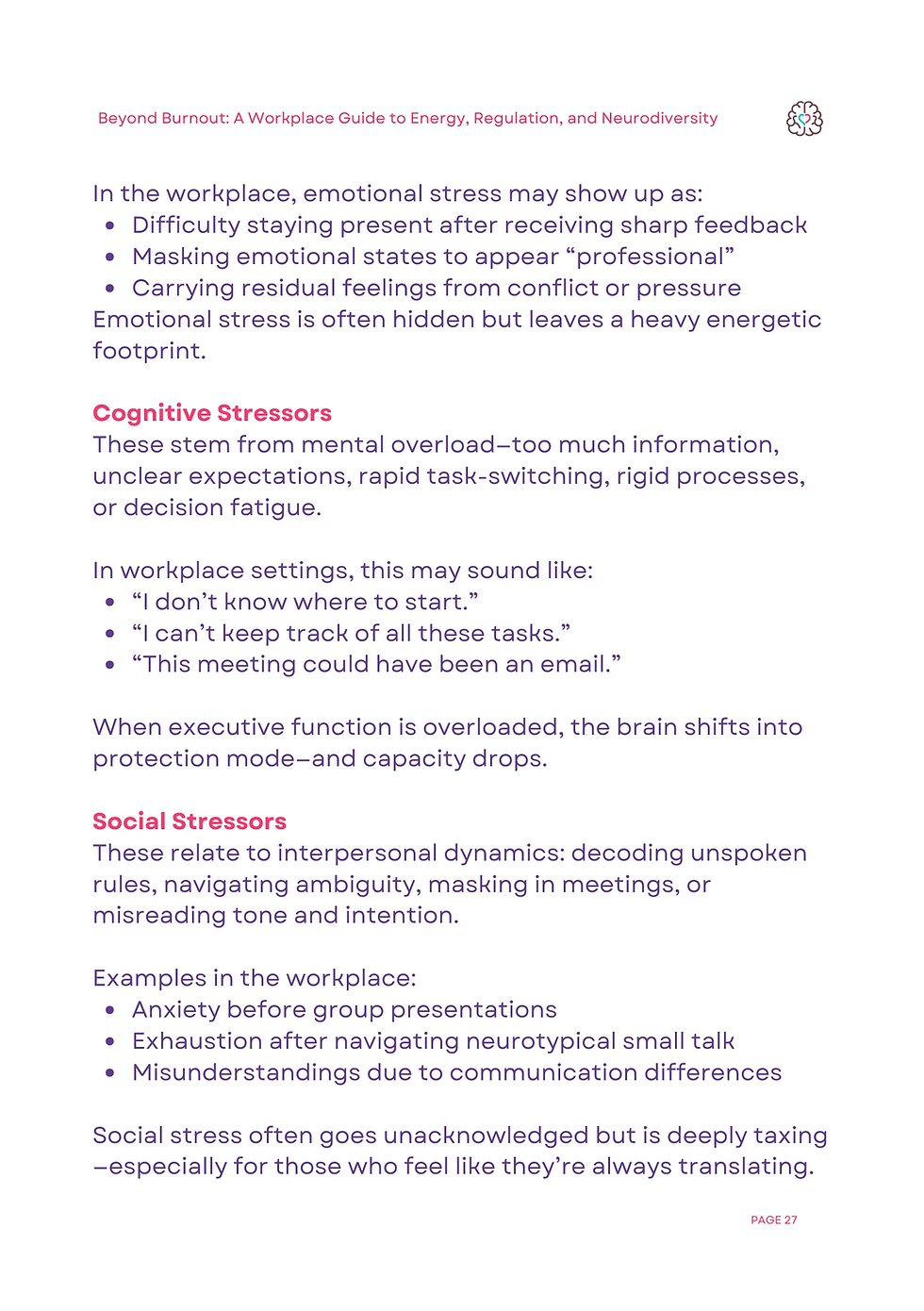 Thumbnail: BEYOND BURNOUT: A Workplace Guide to Energy, Regulation, and Neurodiversity