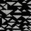 Thumbnail: Reflective Silver Triangles print, 4-way STRETCH Jersey Fabric