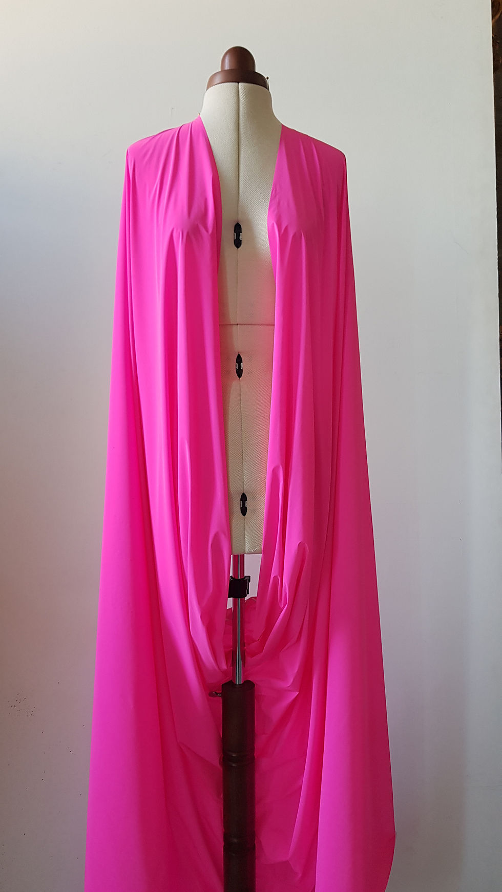 Thumbnail: Shocking Pink Iridescent Reflective WOVEN Fabric