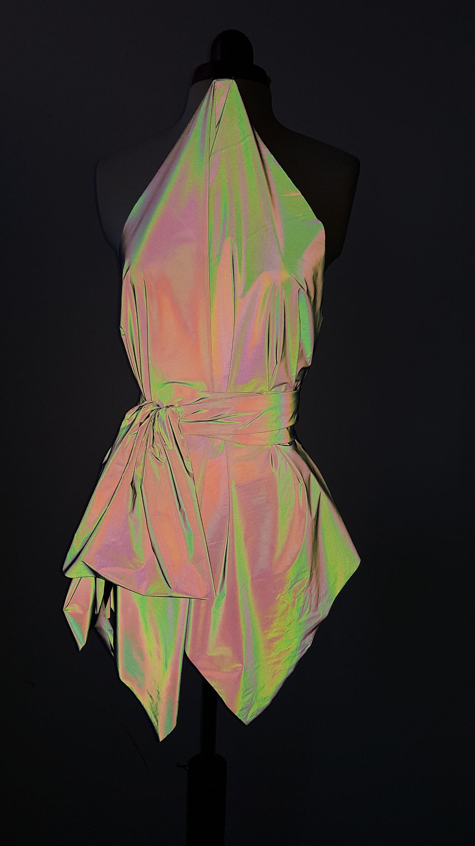 Thumbnail: Ultra Violet Iridescent Reflective WOVEN Fabric