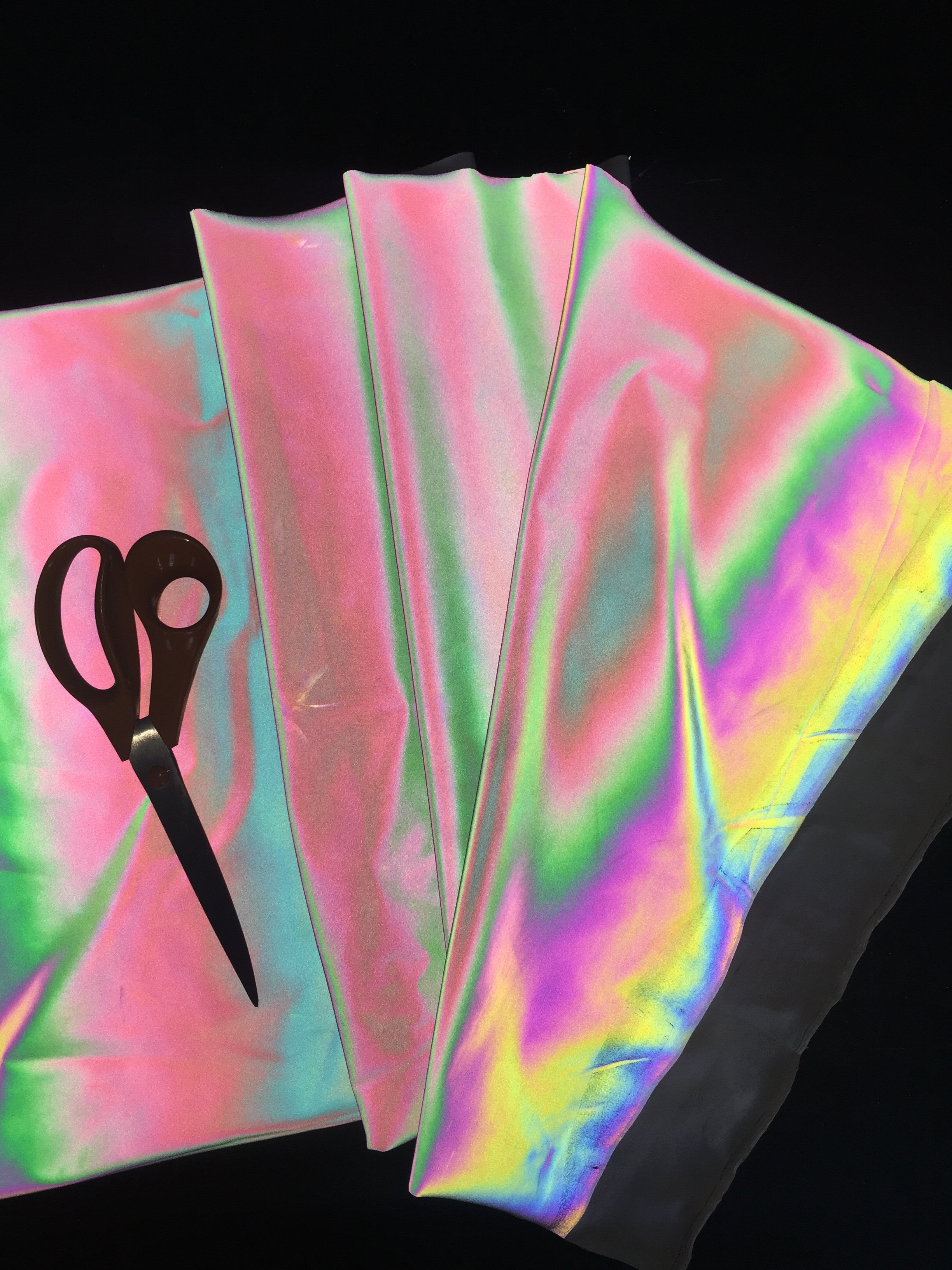 What is reflective fabric constructed from Telegraph