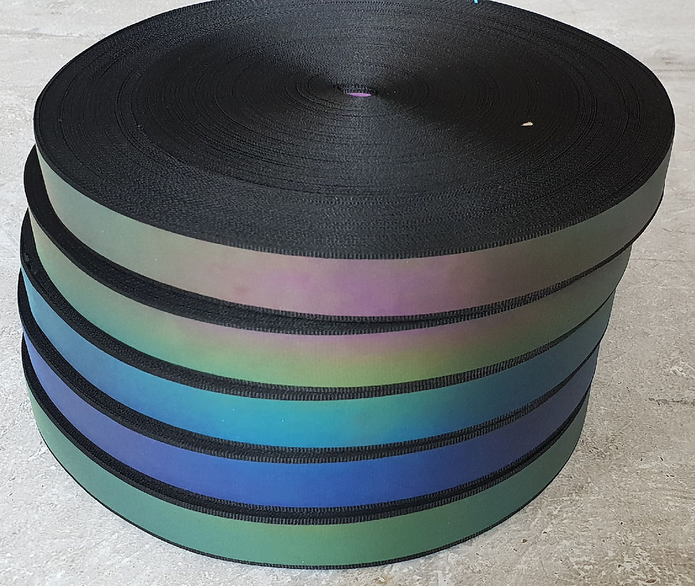 Thumbnail: Iridescent Reflective Grosgrain tape