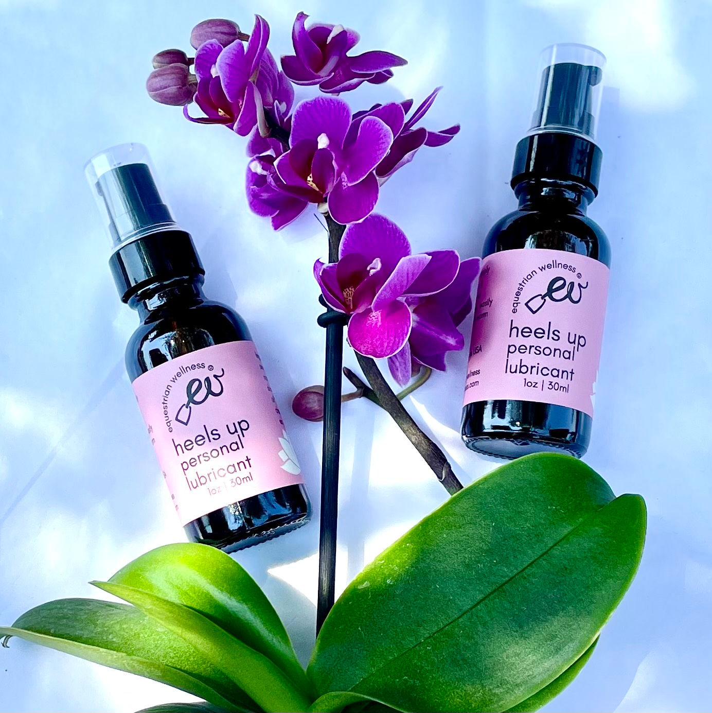 Equestrian Wellness heels up personal lubricant with floweres