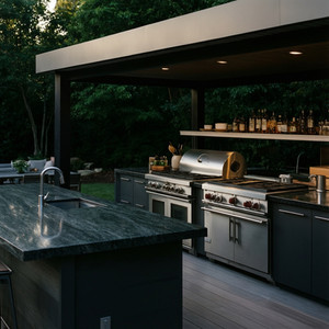 Modern Outdoor Kitchen
