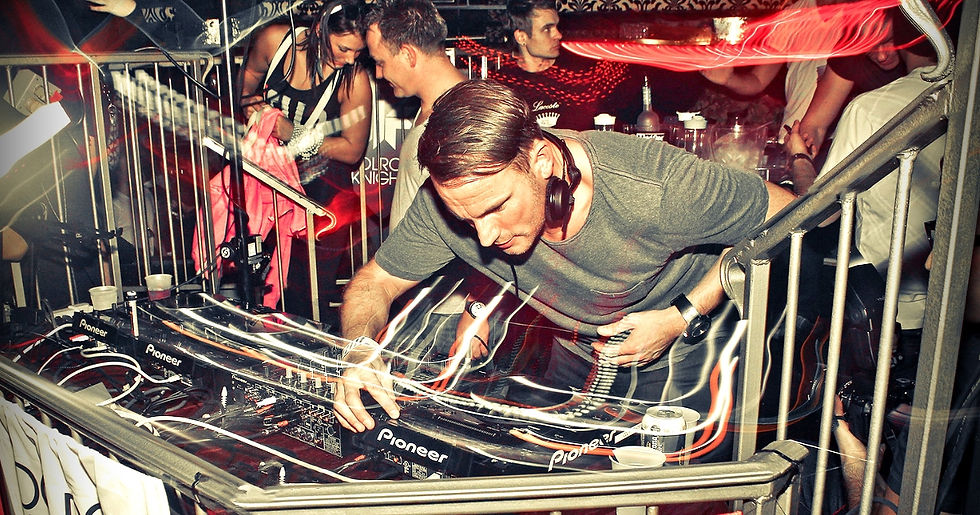 Mark Knight performing live as a DJ — founder of Toolroom Records and Grammy-nominated house and tech house music producer.