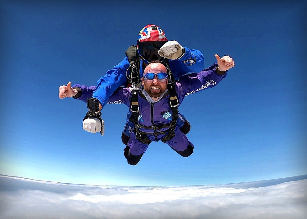 ROMAN CIGI skydiving from 15,000 feet at Old Sarum Airfield Salisbury - I’m Alive music video behind the scenes.