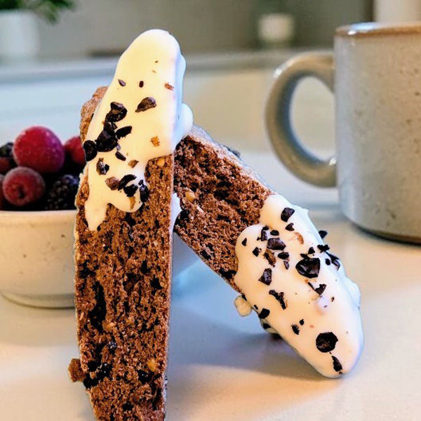 Double Espresso with Hazelnut biscotti