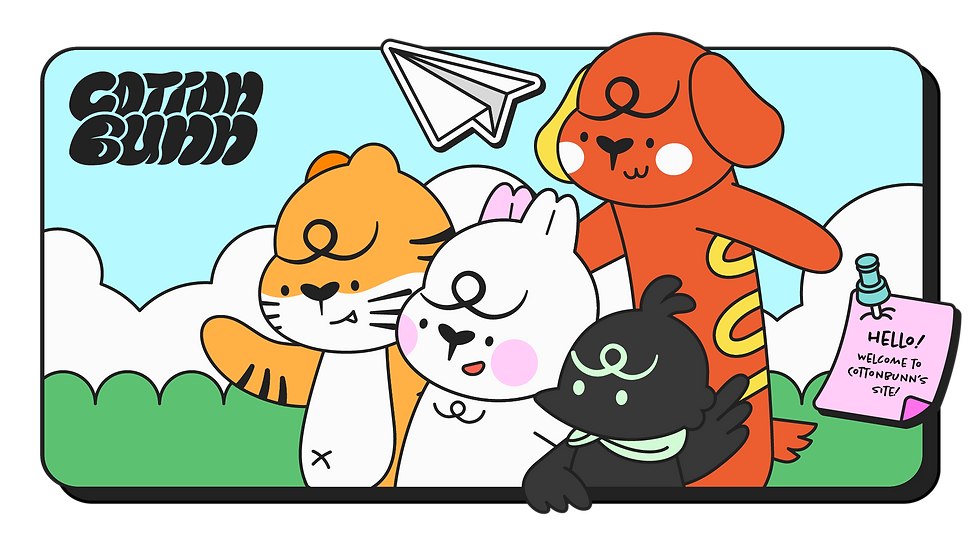Hello! Welcome to Cottonbunn's Site! This is the homepage.