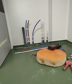 installation évacuation sol laboratoire alimentaire cuisine professionnelle