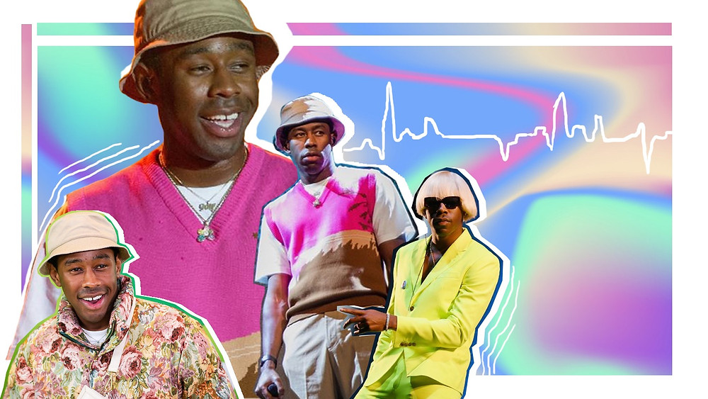 A collage of Tyler the Creator