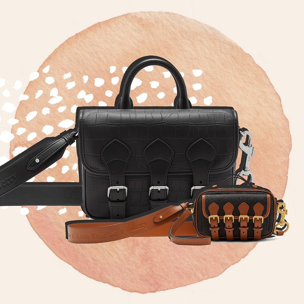 The Messenger and the Mini Crossbody Messenger from the Mulberry x Acne Studios Collaboration