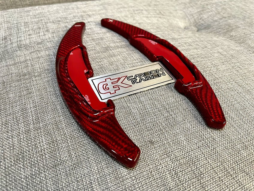 Bmw M2 M3 M4 X6 M F87 Extension de paletas de cambio rojo para