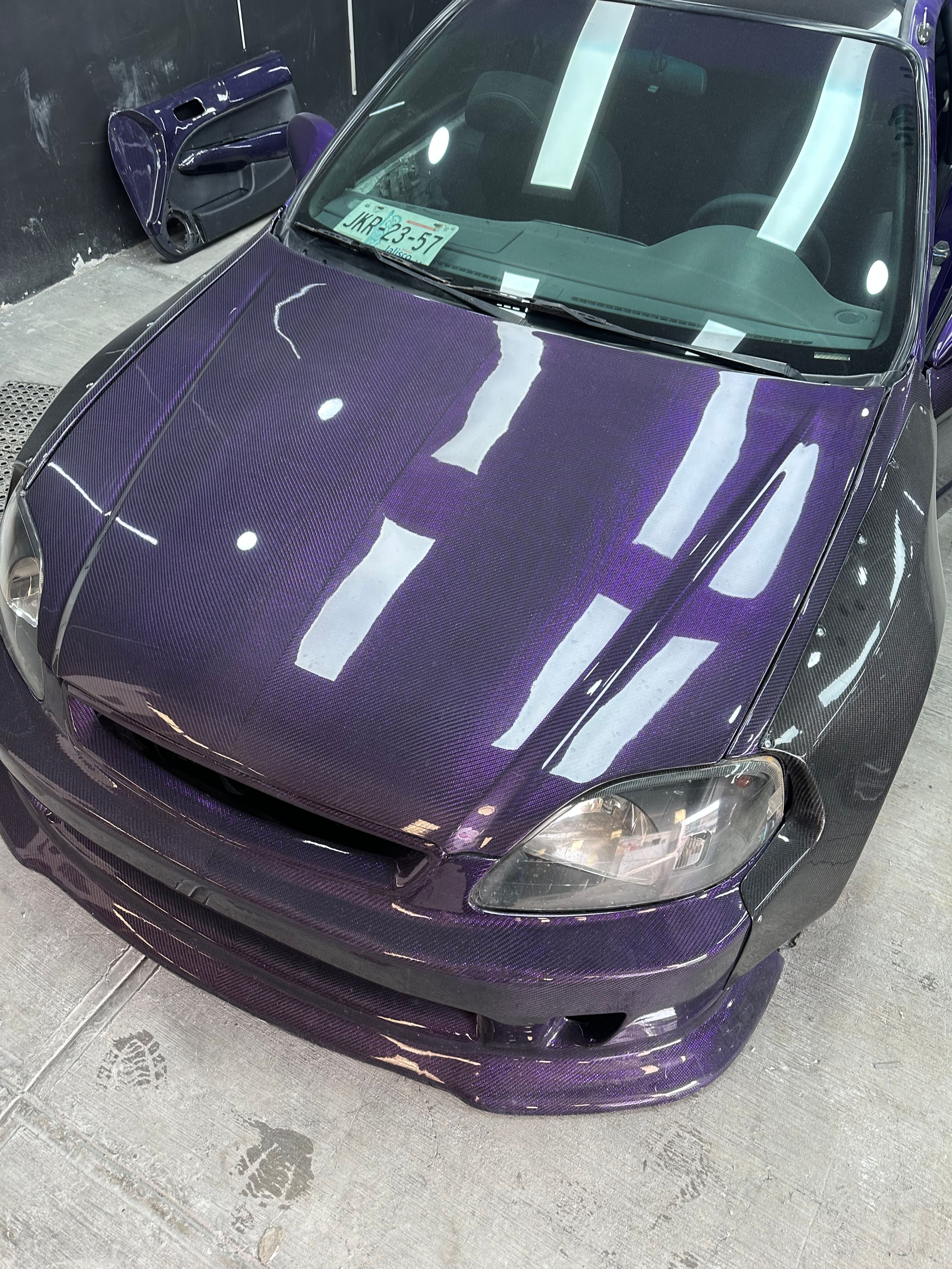 Fibra morado "civic"