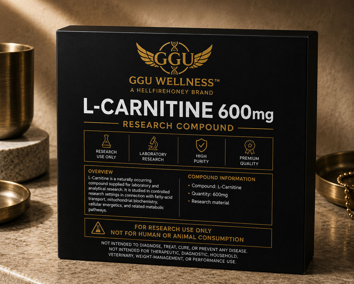 L-Carnitine 600mg — Research Compound