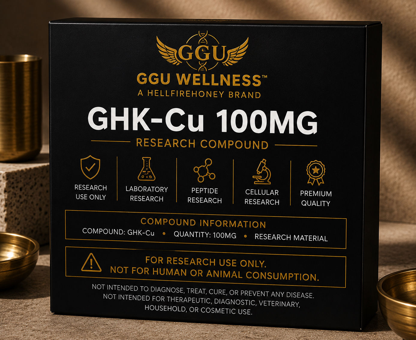 GHK-Cu 100mg | Research Compound