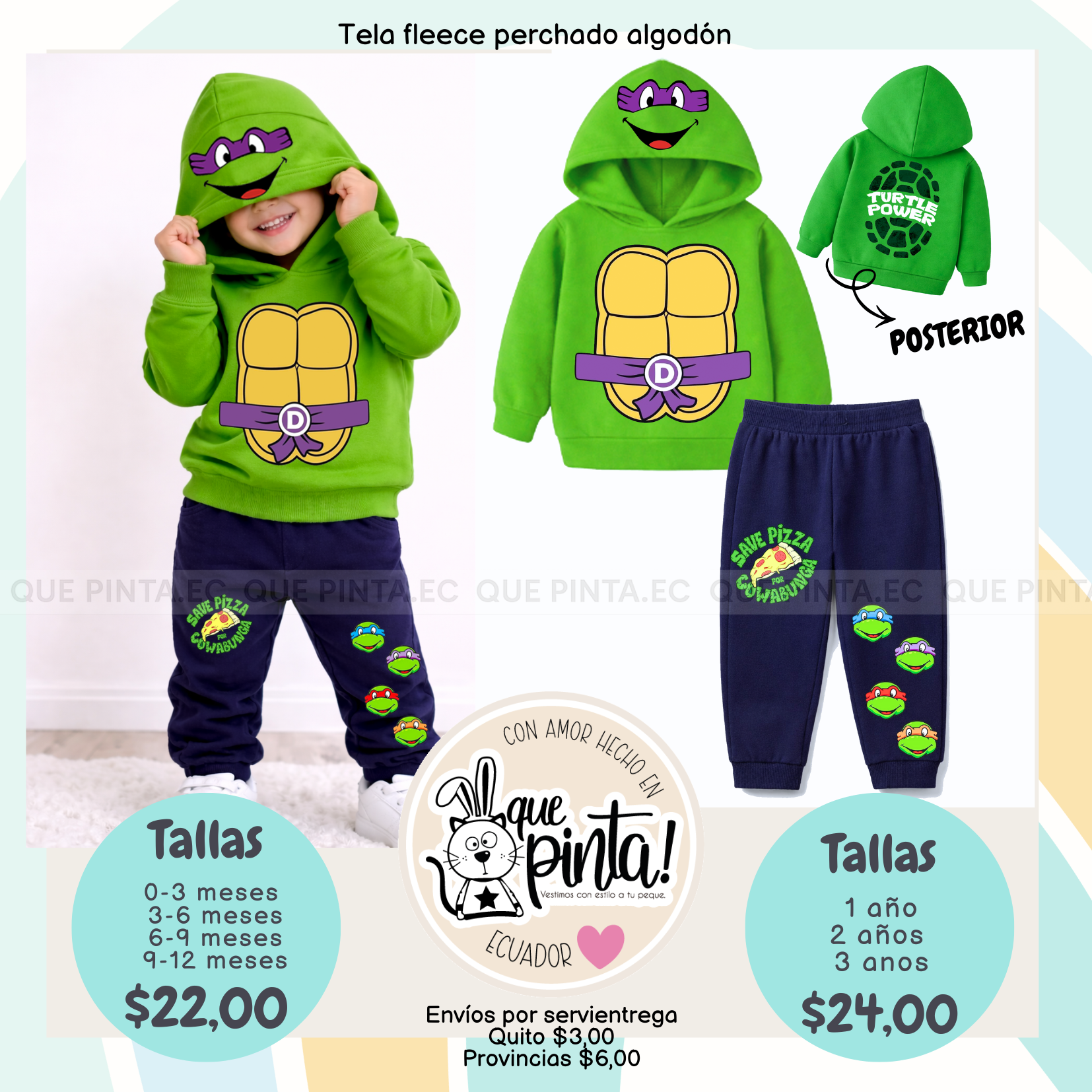 CONJUNTO TORTUGA N