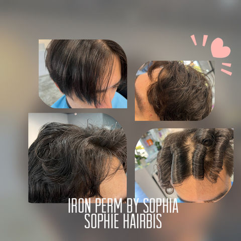 Iron perm to strengthen weak hair