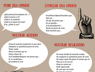 Expresar opinión