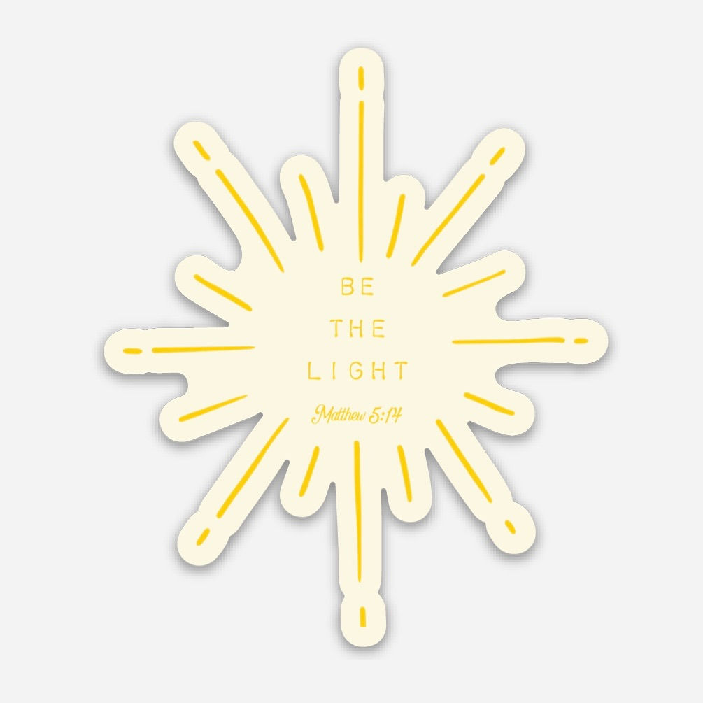 Be the Light Sticker