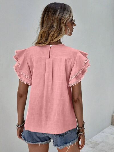 Miniatura: Denise Ruffle Cap Sleeve Top