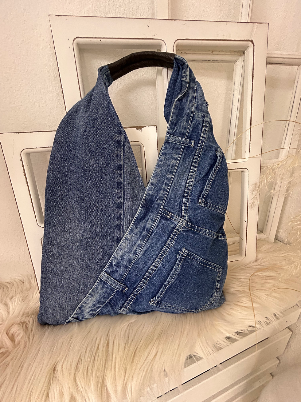 Miniaturbild: Jeans Beutel Tasche "Dia"  dark denim