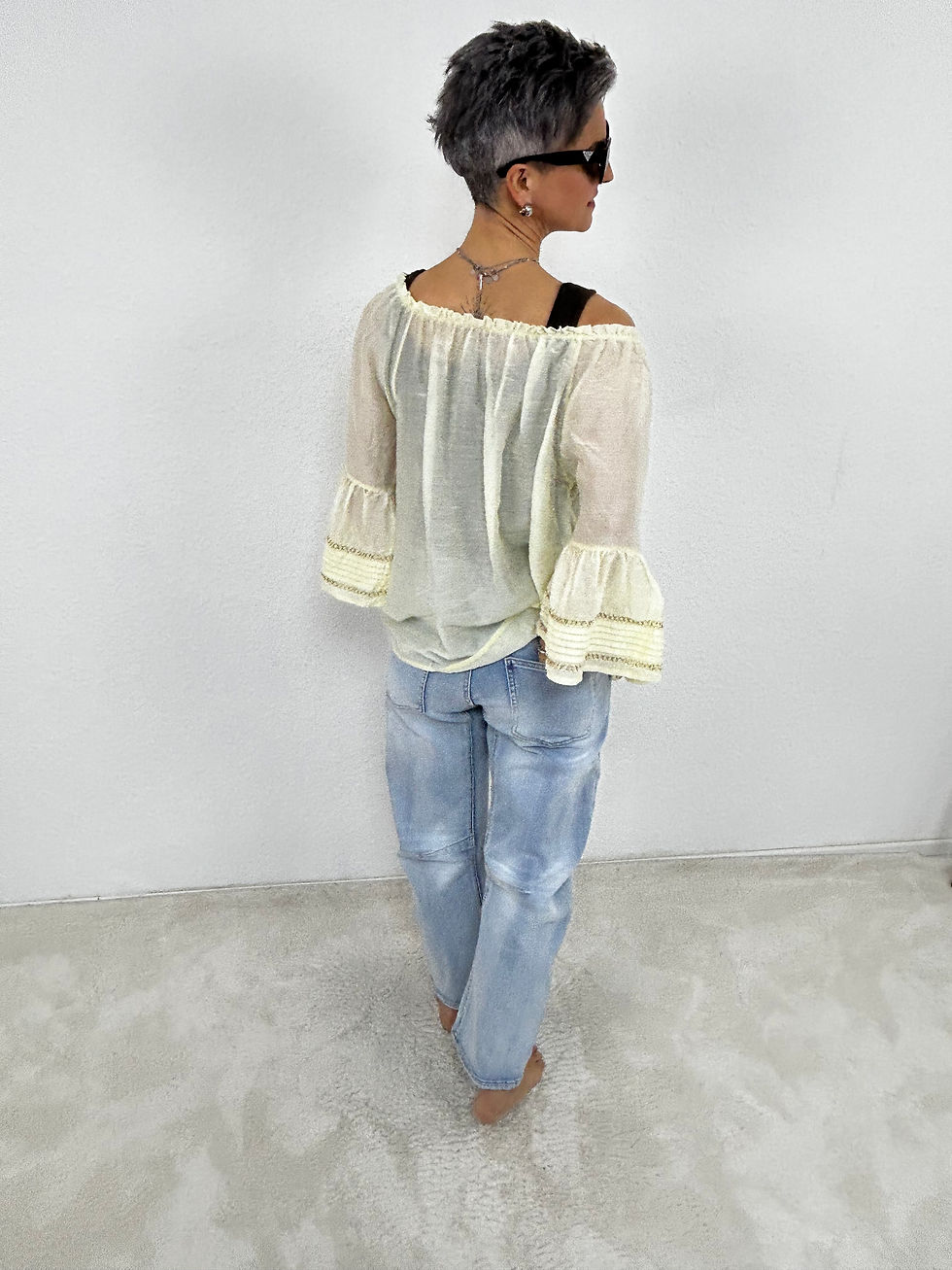 Miniaturbild: Tunica/Bluse „Viola" pastellgelb