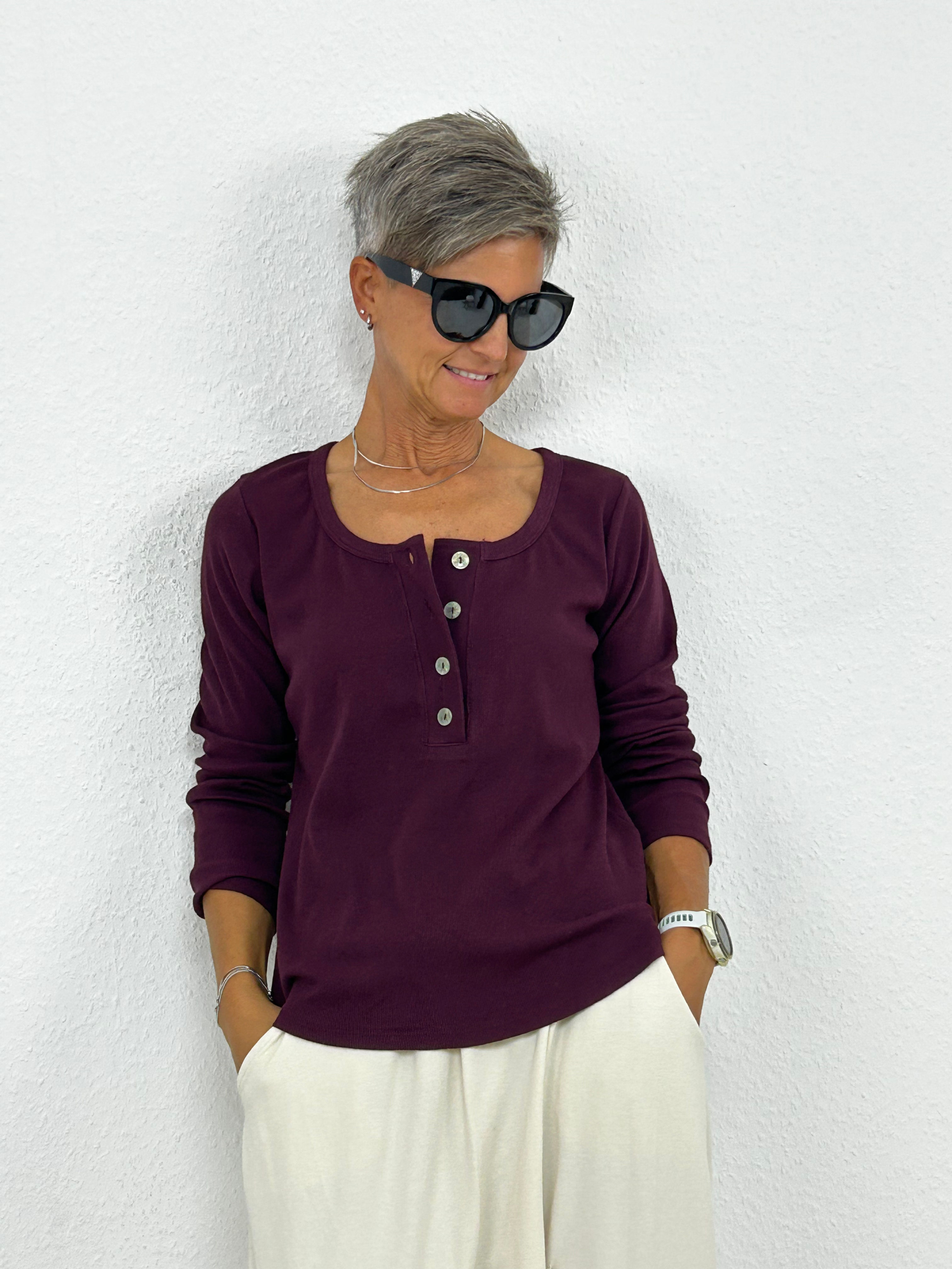 Shirt "Emyra" bordeaux