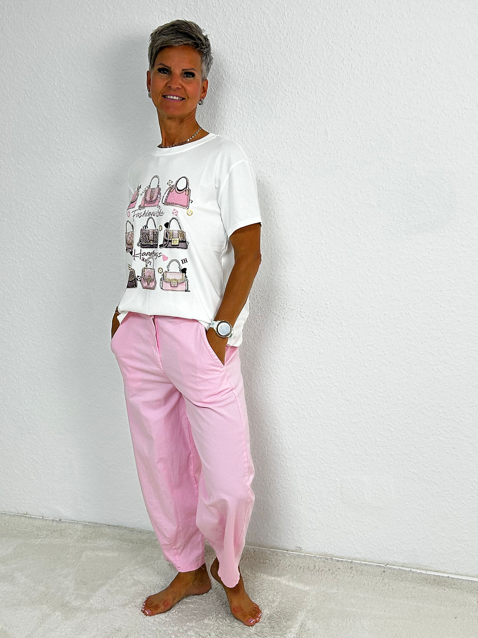 Miniaturbild: Hose "Liv" rosa