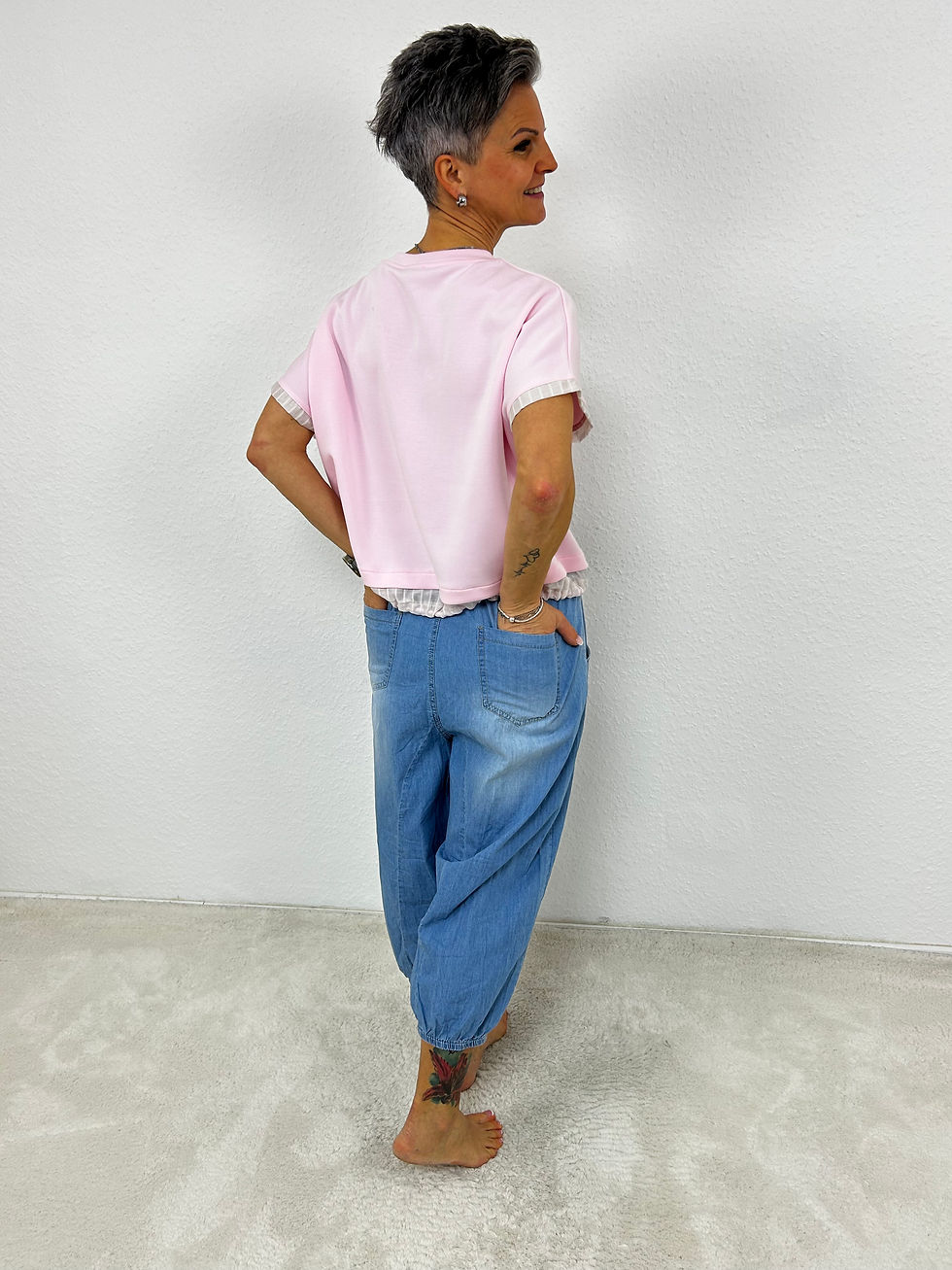 Miniaturbild: Weiches Shirt "Nora“ rosa