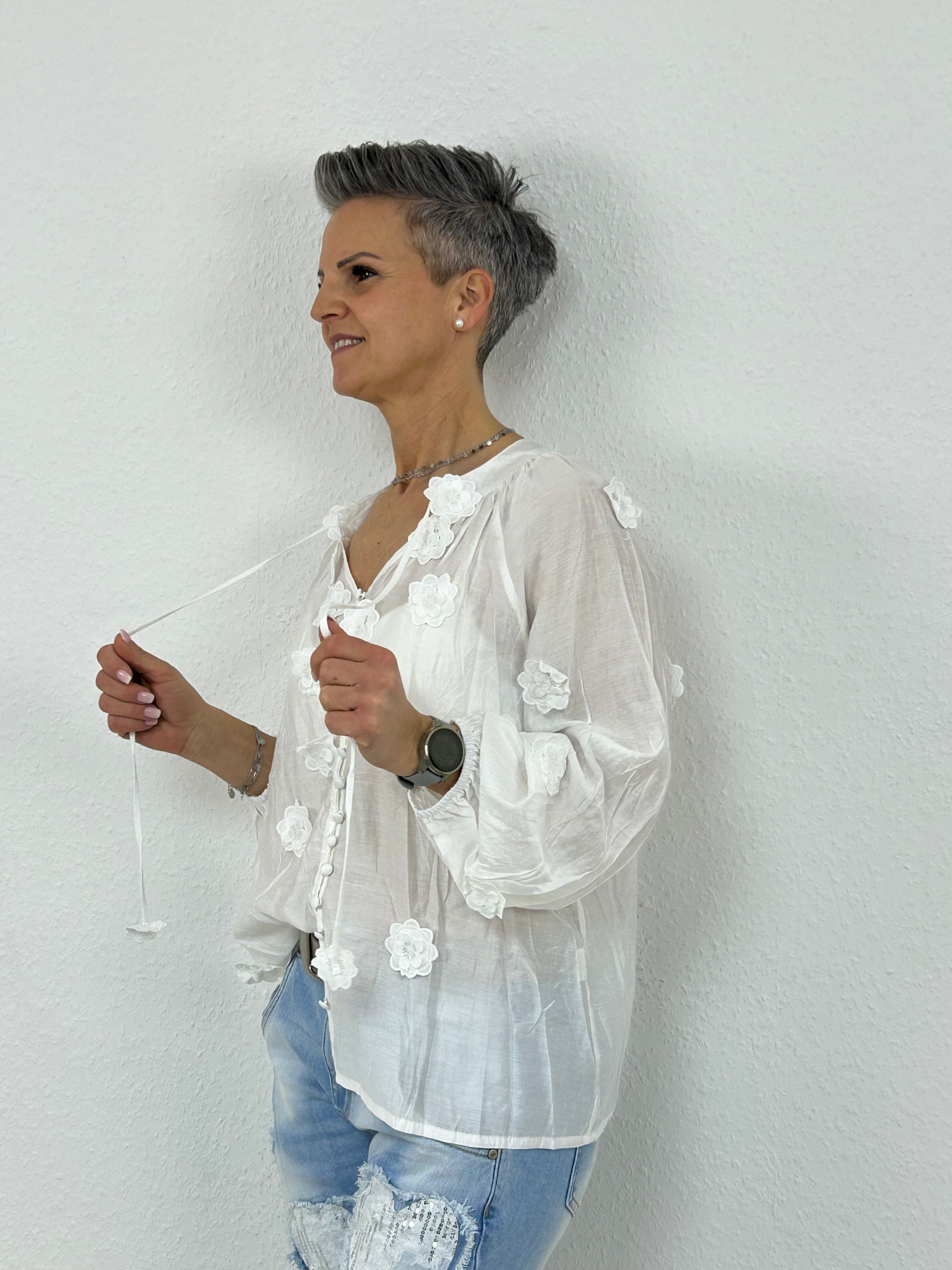 Sommerliche Bluse „Flowers"