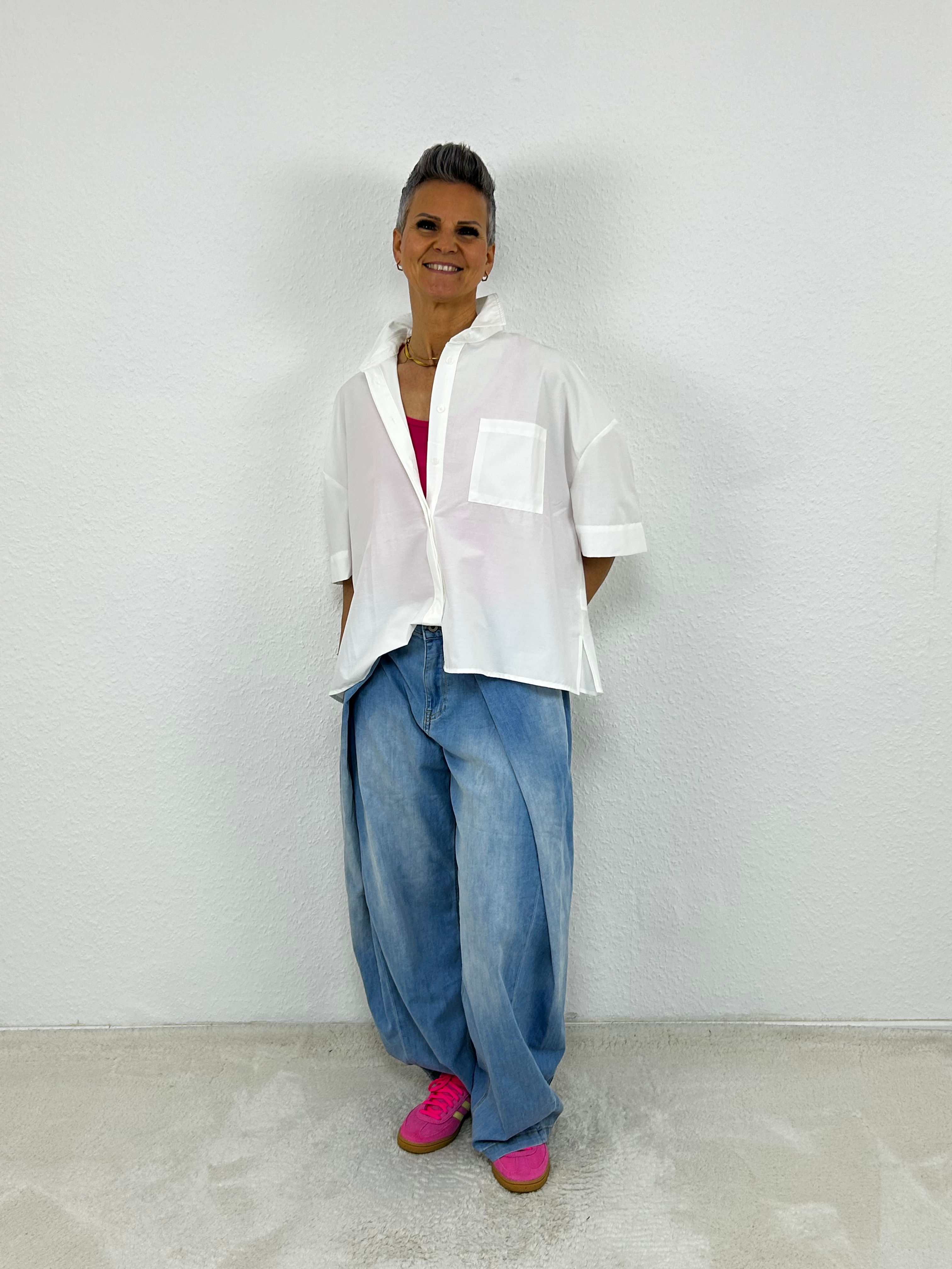 Außergewöhnliche Jeans "Pocket“ Light-Denim