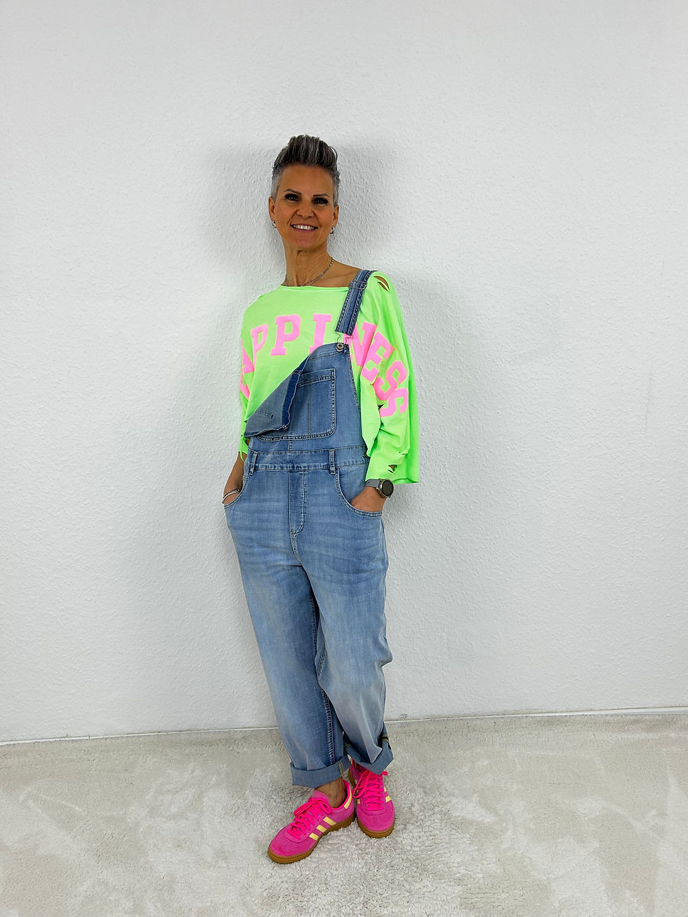 Miniaturbild: Jeans Latzhose "Tony" Light Denim