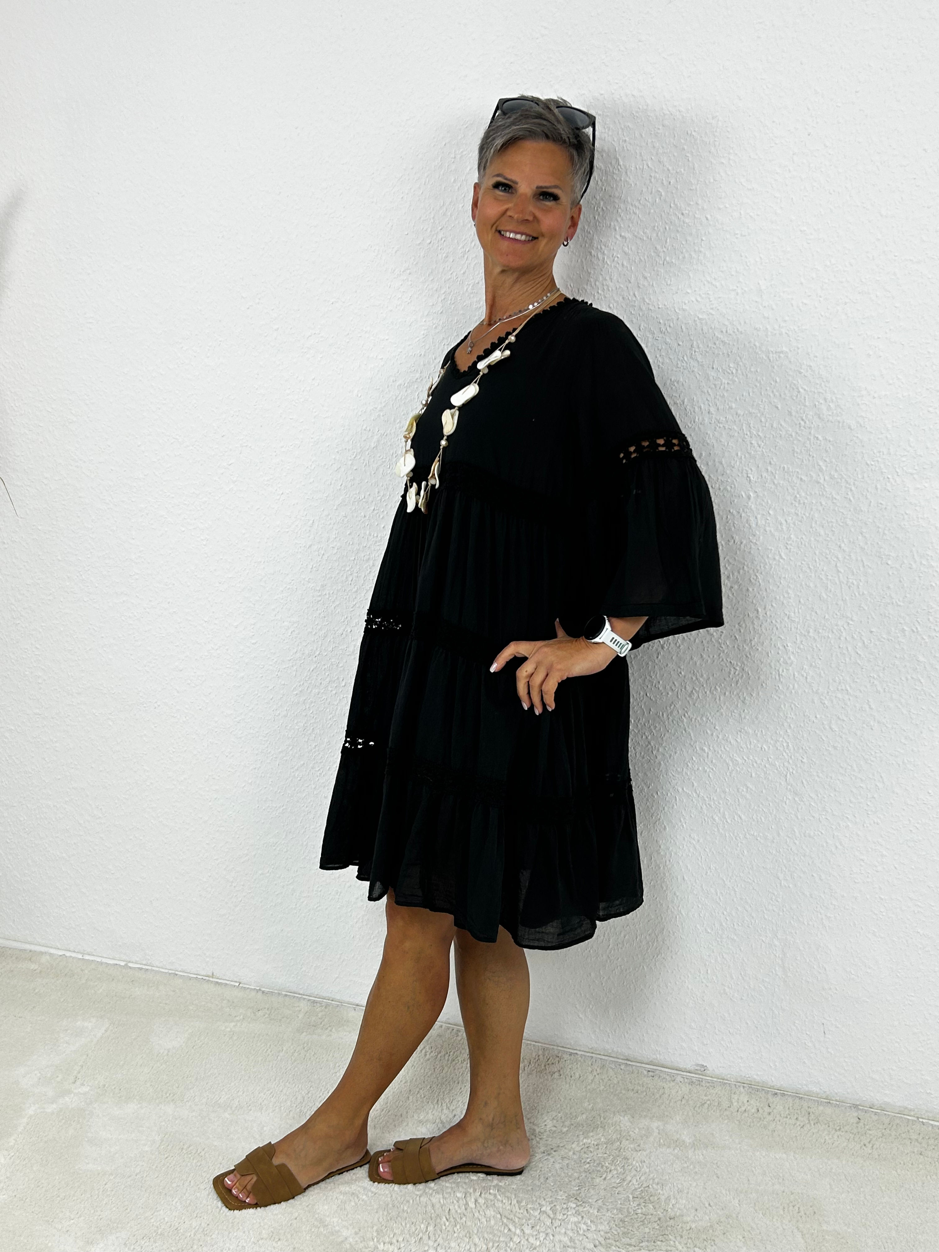 Midi Kleid "Melony" schwarz