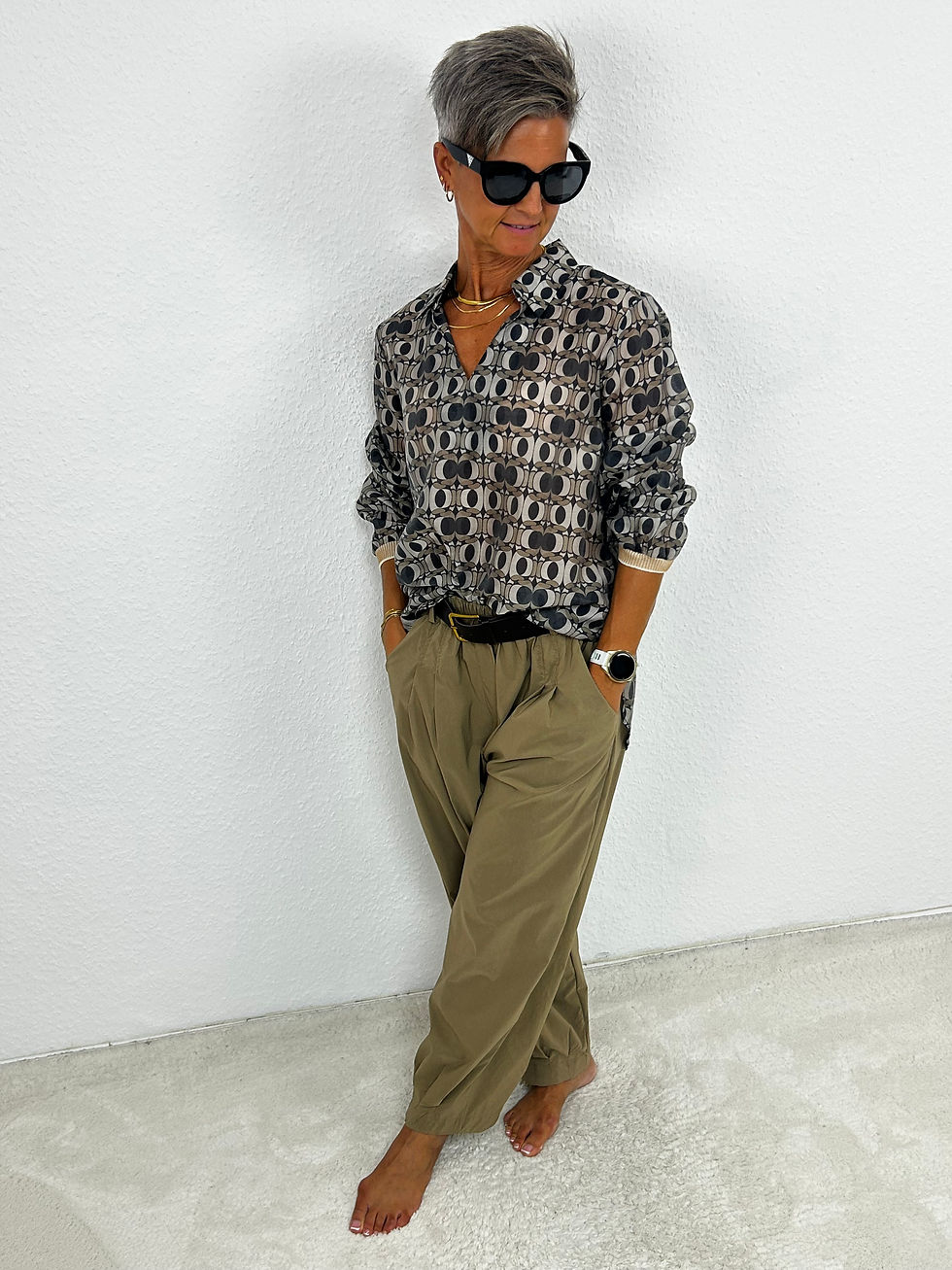 Miniaturbild: Hose "Britt" khaki-beige
