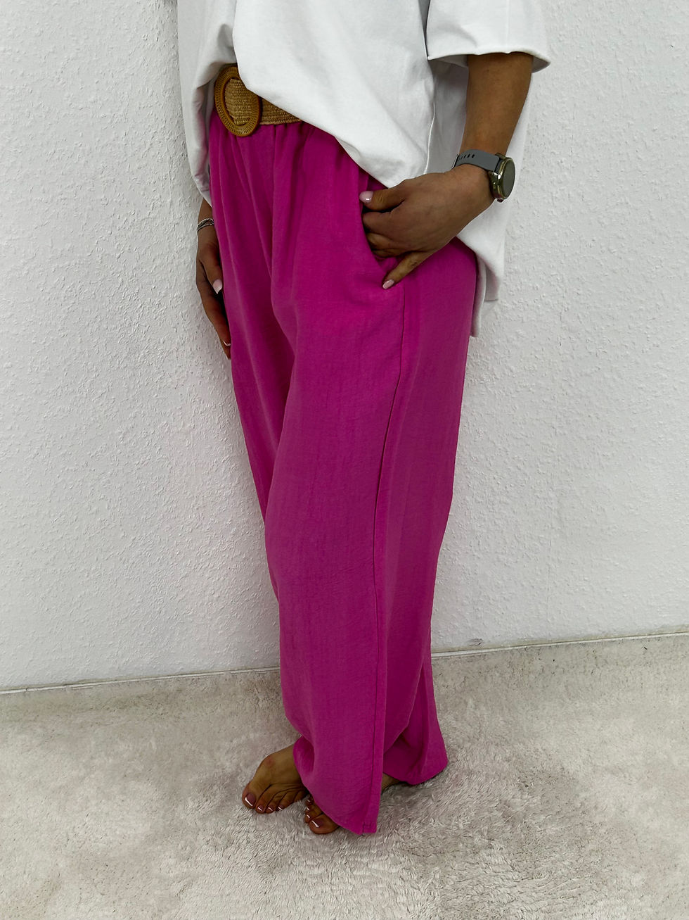 Miniaturbild: Leichte Hose "Nia" pink