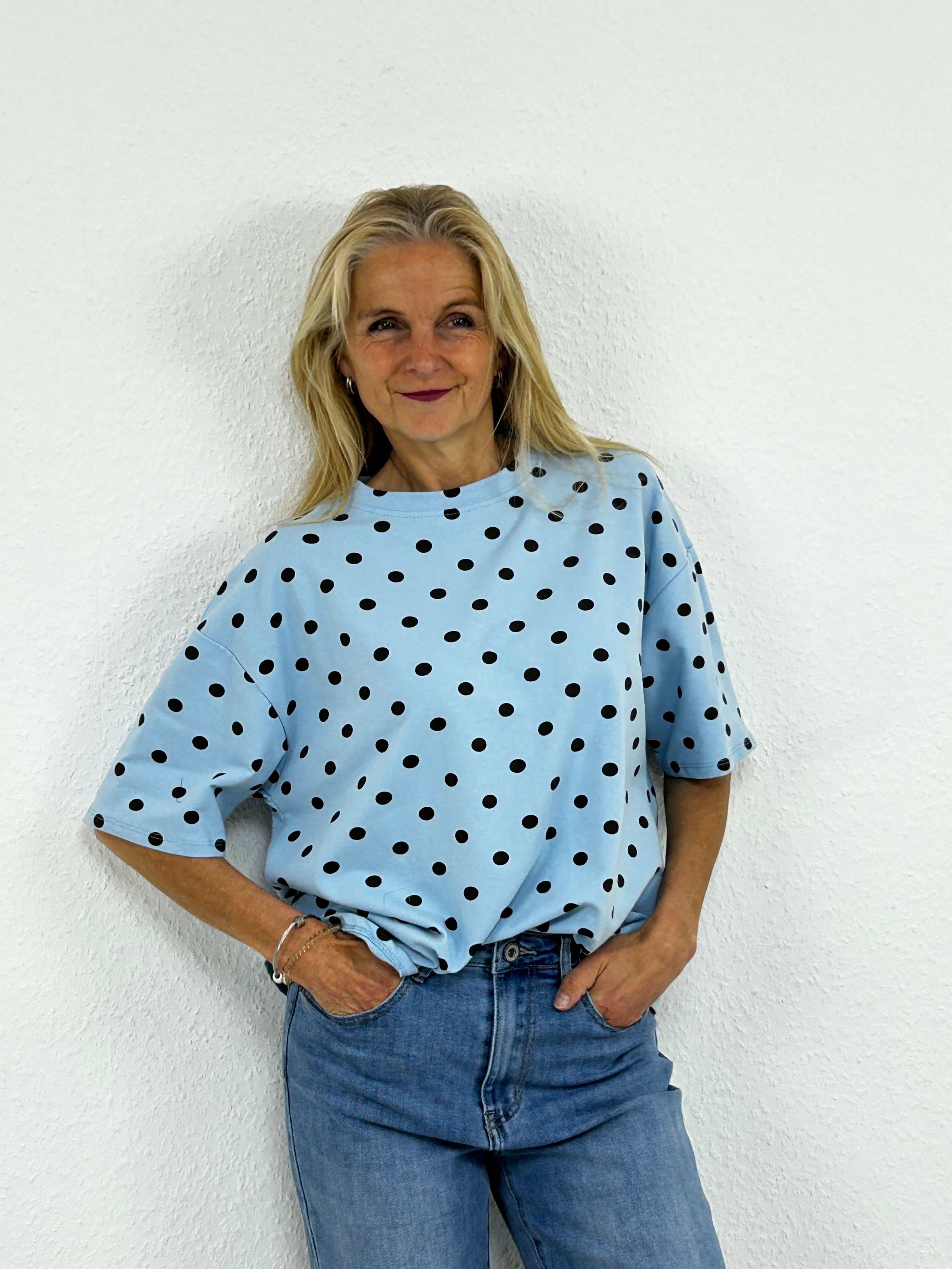 Sweaty Kurzarmshirt "Pany" hellblau