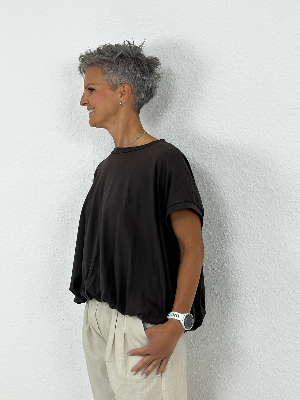 Miniaturbild: Ballon T-Shirt "Fryl" schokobraun